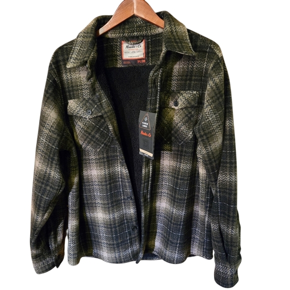 Hawke & Co. Outfitter NY Shacket Multicolor (black, tan, gray) Women size M - Picture 1 of 15